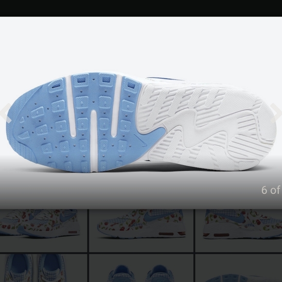 Rare Nike Cherry Gingham Air Max Shoes women's size 6.5k - Picture 6 of 7